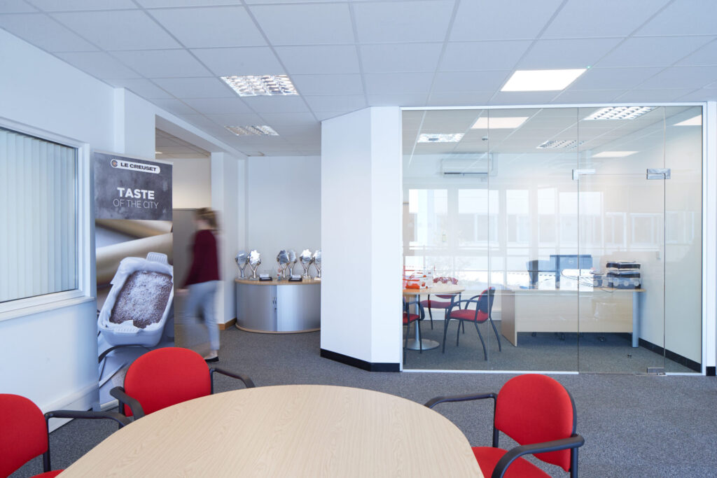 Le Creuset Office Fit Out and Glass Partitioning