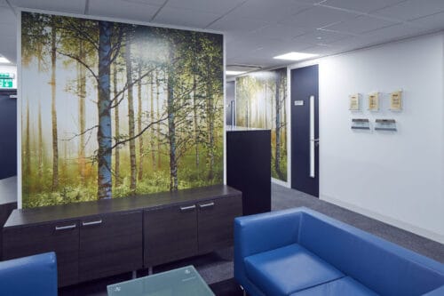 UKN Group | Office Fit Out | Waiting Room