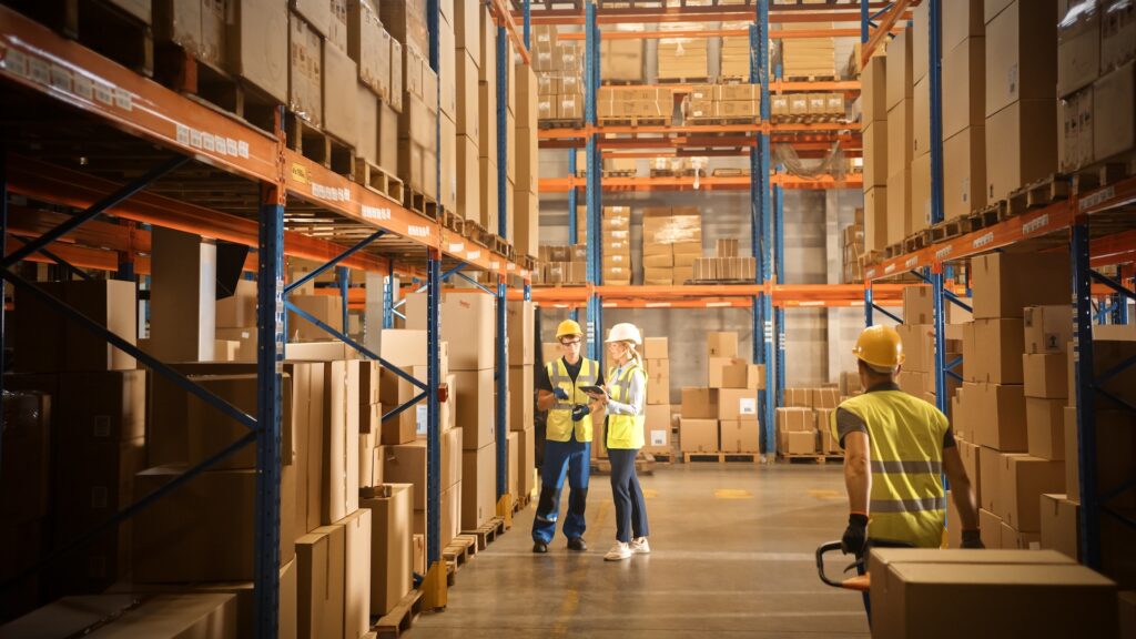 Warehouse mezzanine floor design optimising storage space